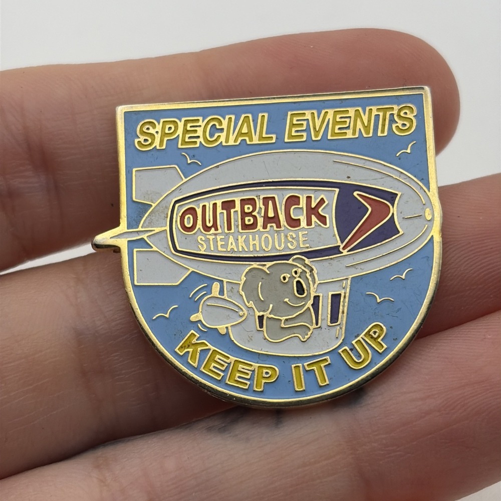 Outback Steakhouse Special Events Koala Blimp Lapel Hat Pin